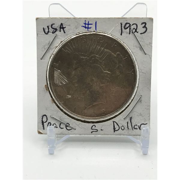 MORGAN USA SILVER DOLLAR - 1923  SAN FRANCISCO MINT