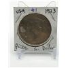 Image 1 : MORGAN USA SILVER DOLLAR - 1923  SAN FRANCISCO MINT