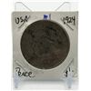Image 1 : PEACE USA SILVER DOLLAR - 1924