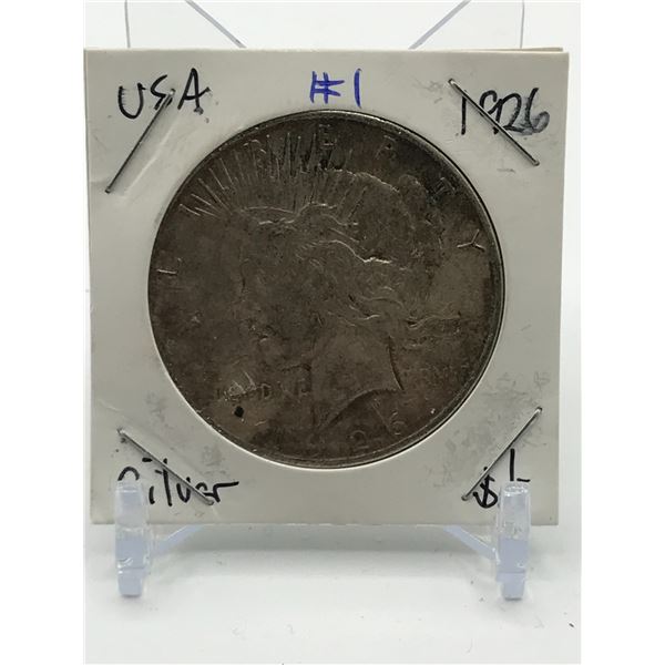 PEACE USA SILVER DOLLAR - 1926