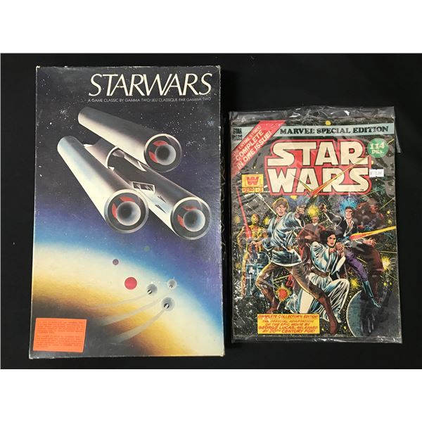 STAR WARS A CLASSIC GAME AND STAR WARS #3 COMIC BY MARVEL