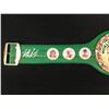 Image 2 : MIKE TYSON SIGNED GREEN REPLICA CHAMPIONSHIP BELT - WWOC COA