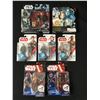 Image 1 : LOT OF 7 STAR WARS ACTION FIGURES IN ORIGINAL PACKAGING
