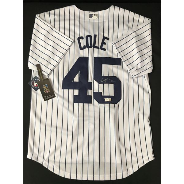 GERRIT COLE SIGNED NEW YORK YANKEES JERSEY - ACE COA