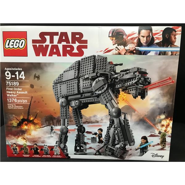 SEALED LEGO STAR WARS 75189 FIRST ORDER HEAVY ASSUALT WALKER IN ORIGINAL PACKAGING