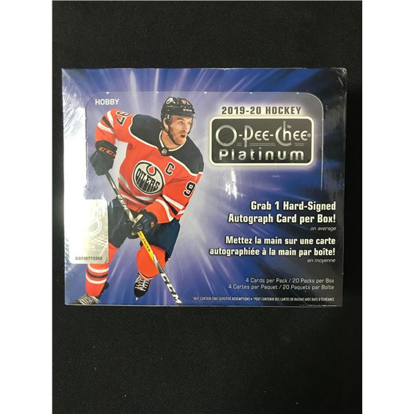 2019-20 OPC HOCKEY SEALED HOBBY TRADING CARDS BOX