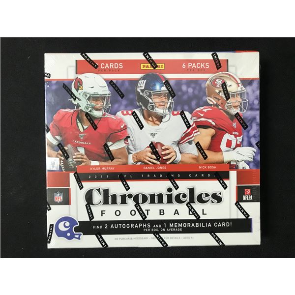 2019 PANINI CHRONICLES FOOTBALL SEALED TRADING CARDS BOX