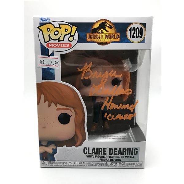 BRYCE DALLAS HOWARD SIGNED JURASSIC PARK FUNKO POP - WWOC COA