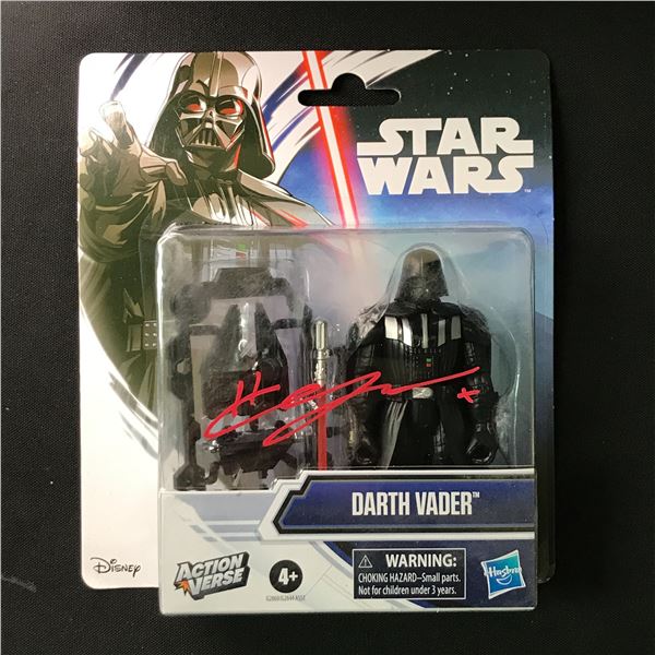 HAYDEN CHRISTENSEN SIGNED DARTH VADER ACTION FIGURE - WWOC COA