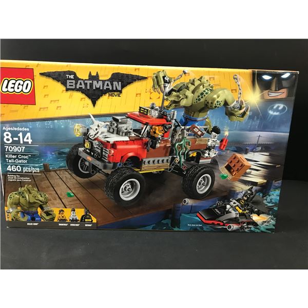 SEALED LEGO BATMAN 70907 KILLER CROC TAIL-GATOR SET IN ORIGINAL PACKAGING