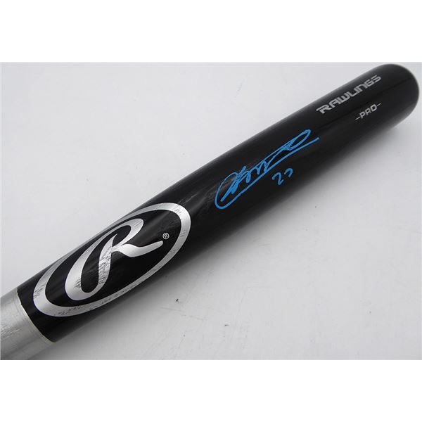 VLADIMIR GUERRERO JR SIGNED BASEBALL BAT - BECKETT COA