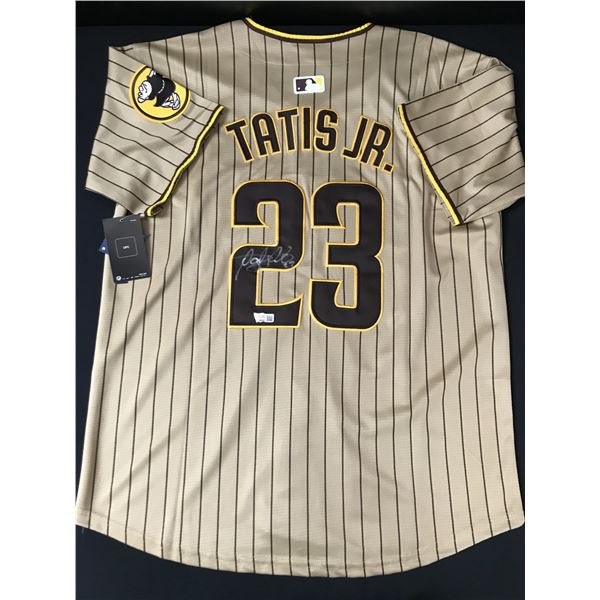 FERNANDO TATIS JR SIGNED SAN DIEGO PADRES CUSTOM JERSEY - ACE COA