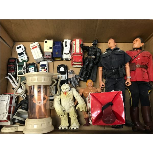 BOX OF ASSORTED ACTION FIGURES