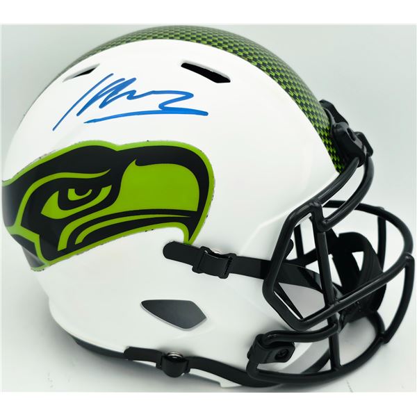 KENNETH WALKER III SIGNED SEATTLE SEAHAWKS FULLE SIZE HELMET (BECKETT COA)