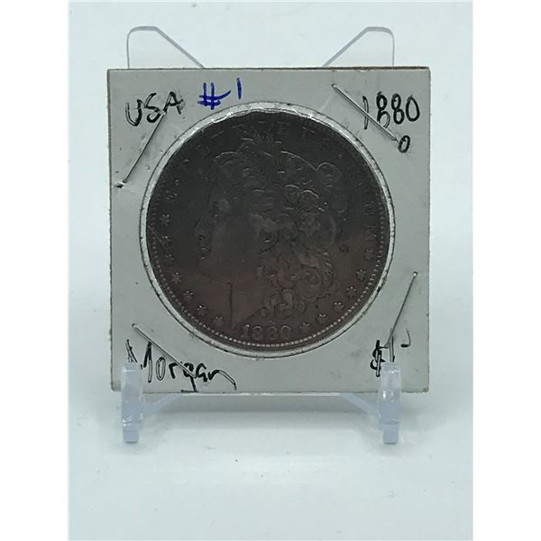 MORGAN USA SILVER DOLLAR - 1880 NEW ORLEANS MINT