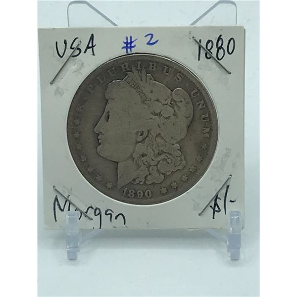 MORGAN USA SILVER DOLLAR - 1880
