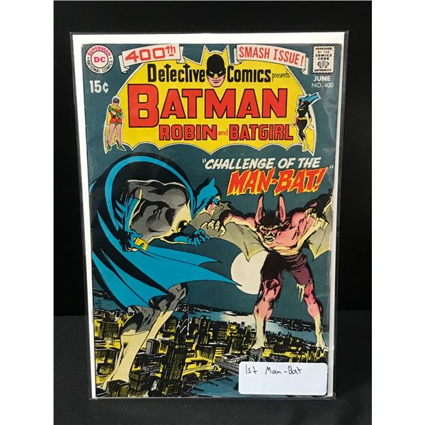 BIG KEY DETECTIVE COMICS NO.400 1ST MAN-BAT - DC COMICS