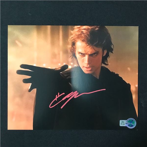 HAYDEN CHRISTENSEN SIGNED DARTH VADER 8X10 - WWOC COA