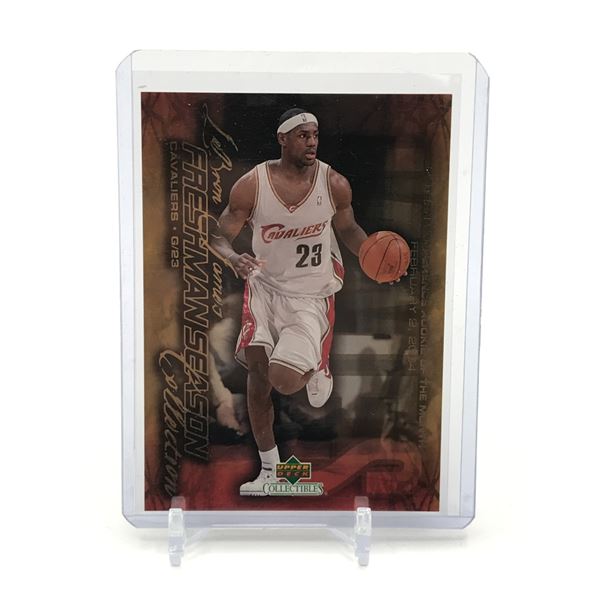 2004 UPPER DECK LEBRON JAMES FRESHMAN COLLECTION TRADING CARD