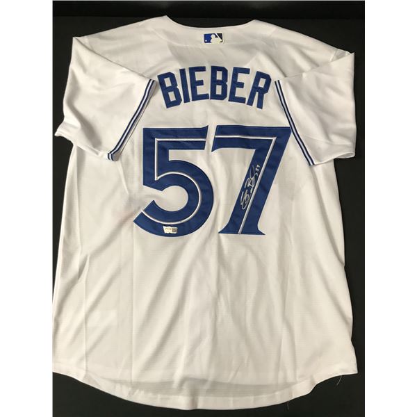 SHANE BIEBER SIGNED TORONTO BLUE JAYS CUSTOM JERSEY - ACE COA