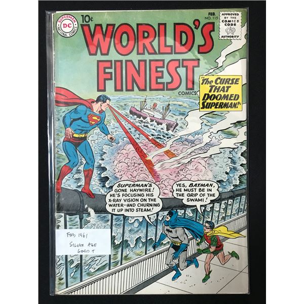 WORLD'S FINEST #115 (1961) - DC COMICS