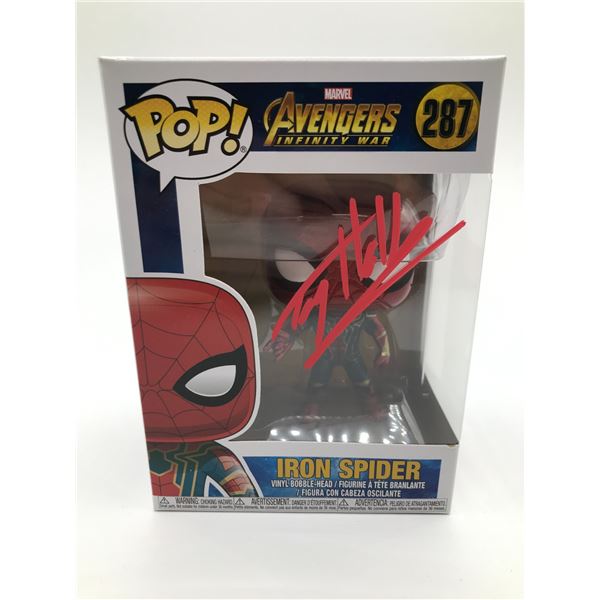 TOM HOLLAND SIGNED SPIDERMAN FUNKO POP - KB COA