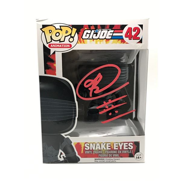 RAY PARK SIGNED SNAKE EYES FUNKO POP - WWOC COA