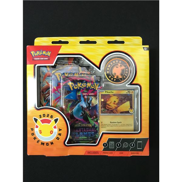 POKEMON 2026 POKEMON DAY SEALED TRADING CARDS BOX
