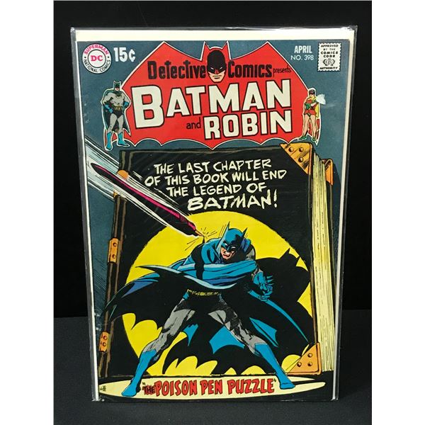 DETECTIVE COMICS #398 - DC COMICS