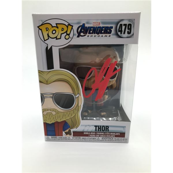 CHRIS HEMSWORTH SIGNED THOR FUNKO POP - KB COA