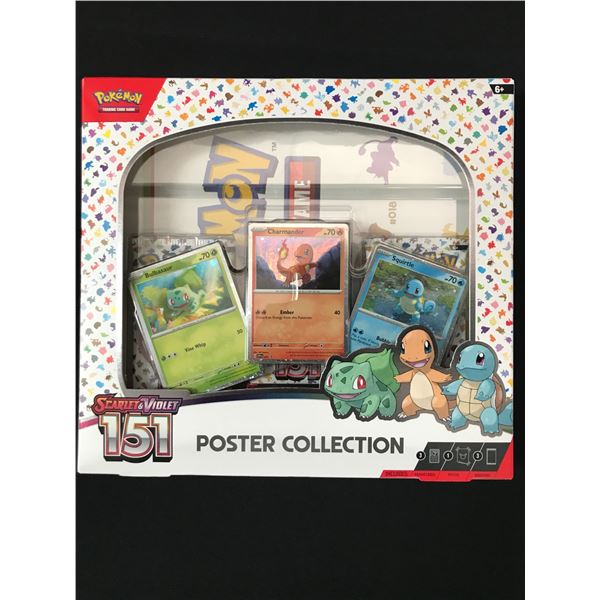 POKEMON TCG SCARLET & VIOLET 151 SEALED POSTER COLLECTION