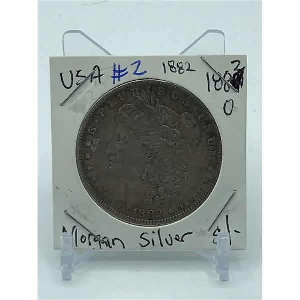 1882 MORGAN SILVER DOLLAR NEW ORLEANS MINT