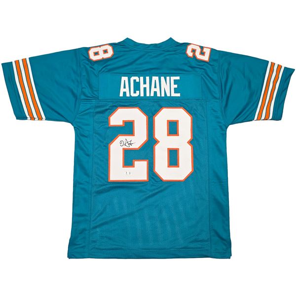 DE'VON ACHANE SIGNED FOOTBALL JERSEY - BECKETT COA