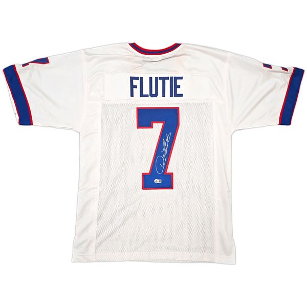 DOUG FLUTIE SIGNED JERSEY - BECKETT COA