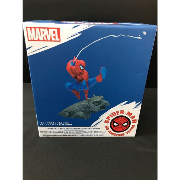 SPIDERMAN 60TH ANNIVERSARY COLLECTIBLE FIGURE IN ORIGINAL PACKAGING - MARVEL
