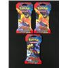 Image 1 : LOT OF 3 POKEMON TCG SCARLET & VIOLET DESTINED RIVALS SEALED BOOSTER PACKS