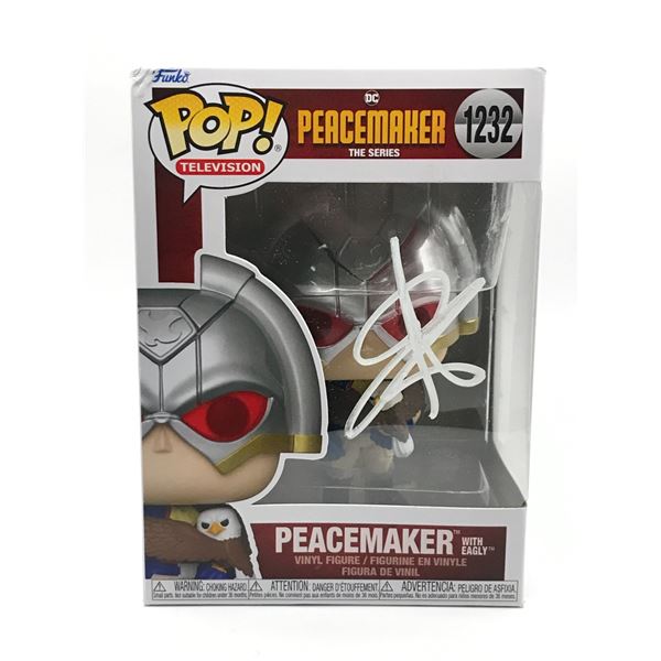 JOHN CENA SIGNED PEACEMAKER FUNKO POP - WWOC COA