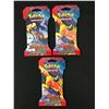 Image 1 : LOT OF 3 POKEMON TCG SCARLET & VIOLET DESTINED RIVALS SEALED BOOSTER PACKS
