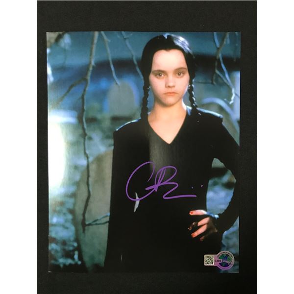 CHRISTINA RICCI SIGNED ADDAMS FAMILY 8X10 - WWOC COA