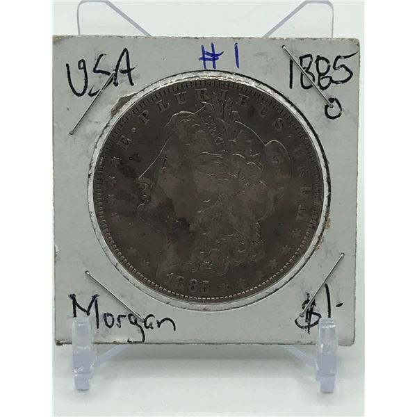 MORGAN SILVER DOLLAR - 1885 NEW ORLEANS MINT
