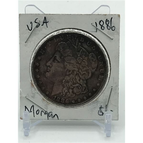 MORGAN SILVER DOLLAR - 1886