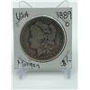 Image 1 : MORGAN SILVER DOLLAR - 1889 NEW ORLEANS MINT