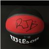Image 1 : RJ BARRETT SIGNED TORONTO RAPTORS BASKETBALL (ACE COA)