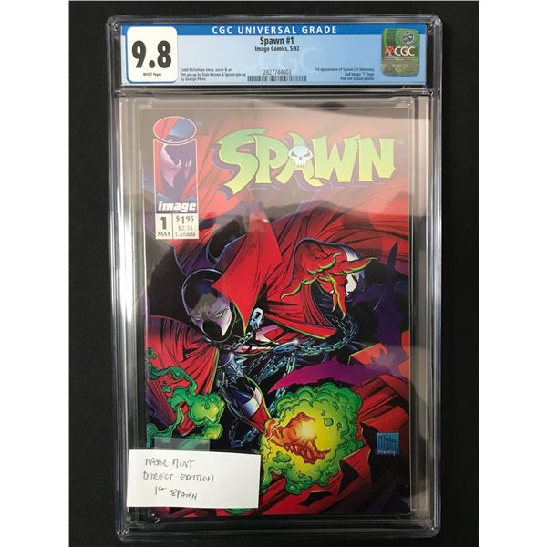 SPAWN #1 DIRECT EDITION 1ST SPAWN - CGC GRADE 9.8