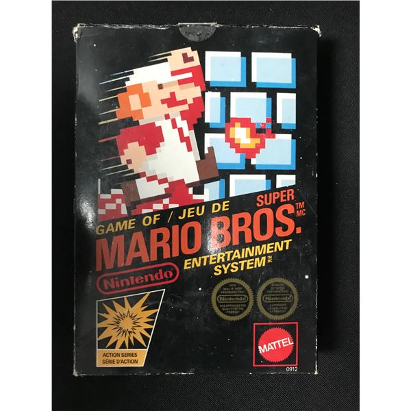 MARIO BROS NINTENDO ENTERTAINMENT SYSTEM GAME WITH ORIGINAL PACKING AND INSTRUCTION BOOKLET