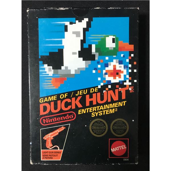 DUCK HUNT NINTENDO ENTERTAINMENT SYSTEM GAME WITH ORIGINAL PACKING