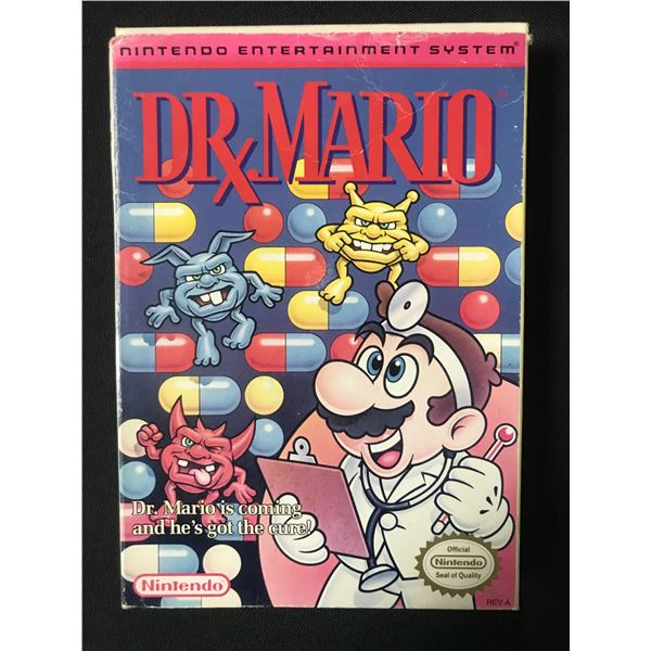 DR MARIO NINTENDO ENTERTAINMENT SYSTEM GAME WITH ORIGINAL PACKING AND INSTRUCTION BOOKLET