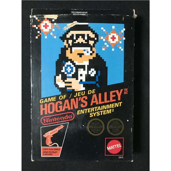 HOGAN'S ALLEY NINTENDO ENTERTAINMENT SYSTEM GAME WITH ORIGINAL PACKING