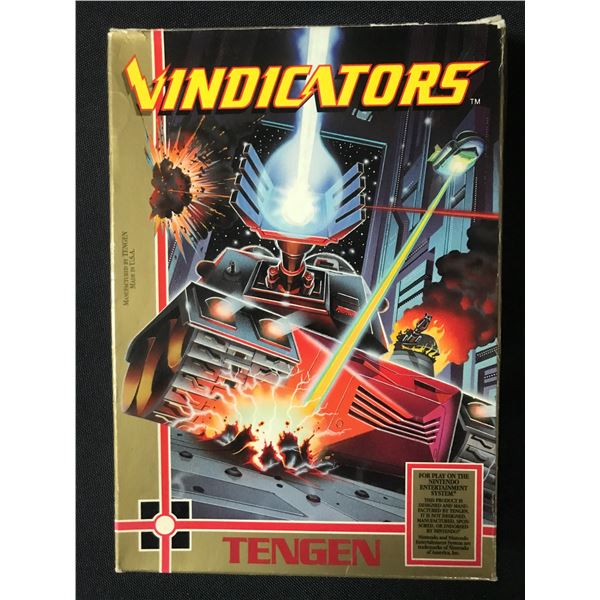 VINDICATORS NINTENDO ENTERTAINMENT SYSTEM GAME WITH ORIGINAL PACKING