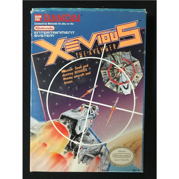XEVIOUS THE AVENGER NINTENDO ENTERTAINMENT SYSTEM GAME